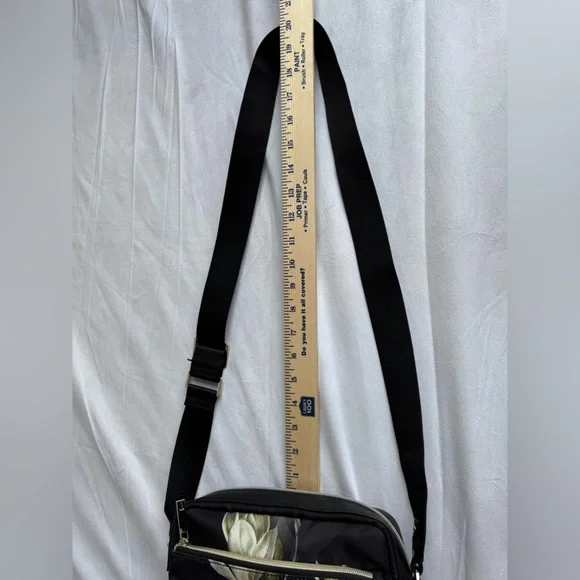 Ted Baker Tiera Opal Printed Crossbody Bag Floral Black Purse Bag Adjustable - Picture 11 of 13